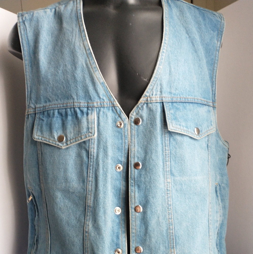 Bikers BIG Men's 3XL UNIK Jeans Denim Vest